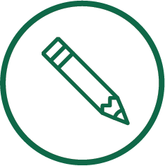 graphic displaying a pencil