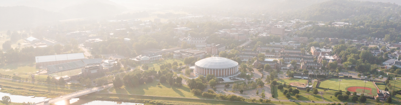 Aerial Photo of Ohio University's Athens Campus looking northeast